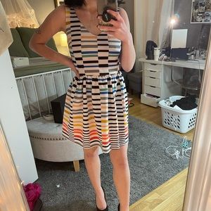 cute color block dress